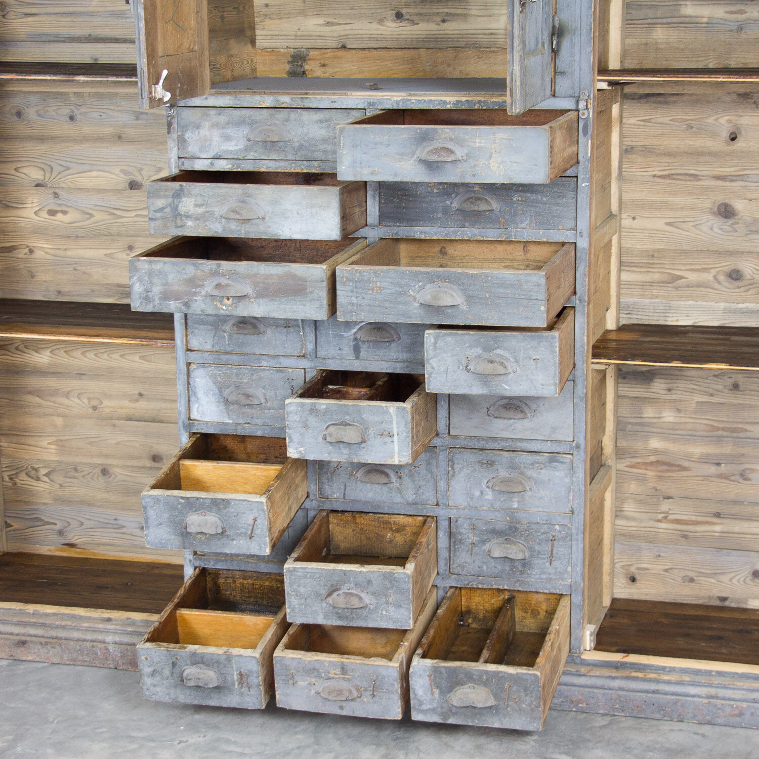Large furniture makers hardware cabinet