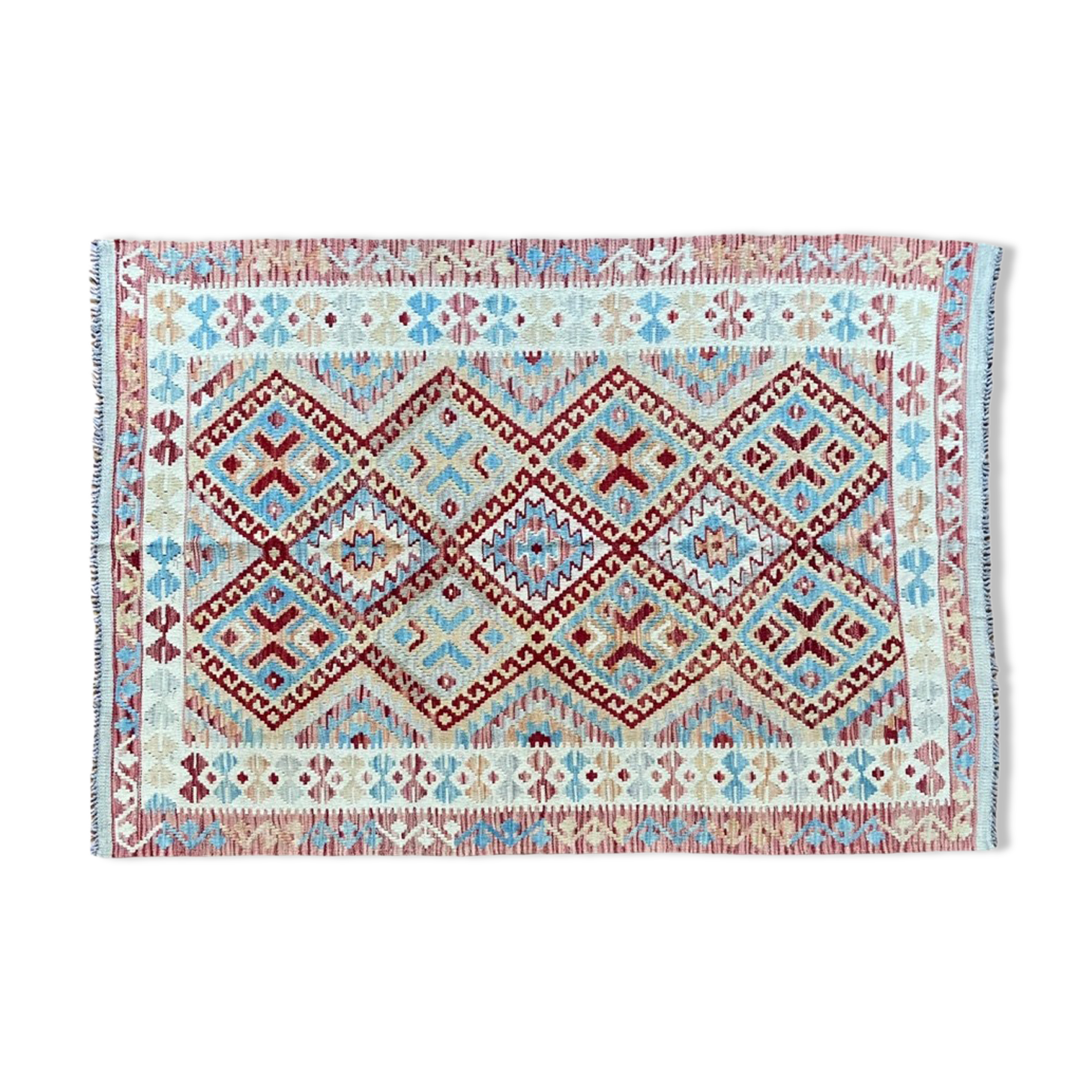 Tapis kilim multicolore