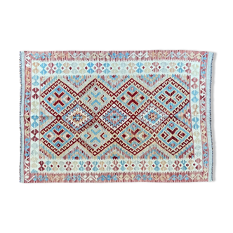 Multicolored kilim carpet