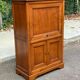 19th century Louis Philippe armoire in solid wood