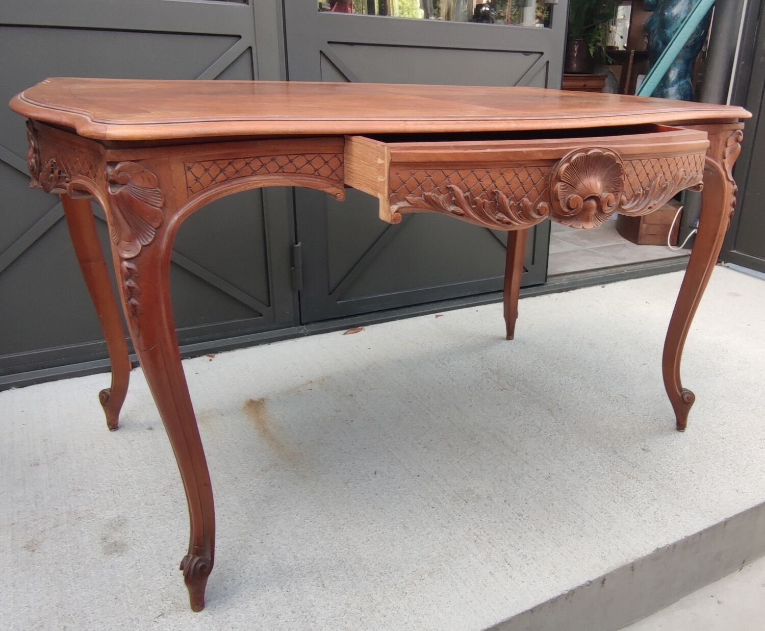 Old Louis XV style desk