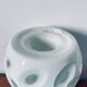 Thick glass paste vase