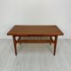 1960s vintage Danish mid-century extendable teak coffee table by Trioh Møbler