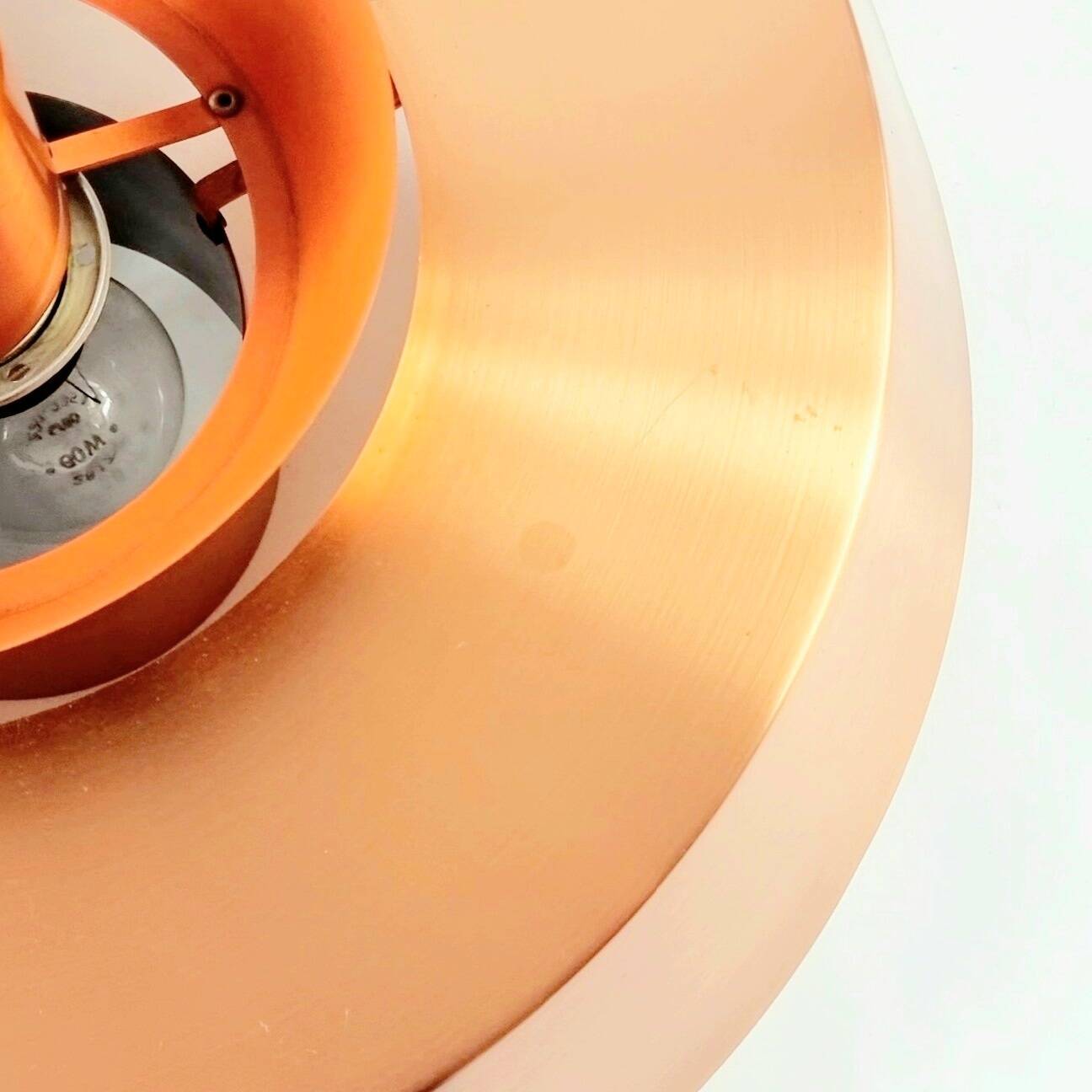 Mid Century Brass Ceiling Light - Jo Hammerborg for Fog & Mørup, Denmark