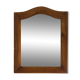 Old mirror, police hat wood