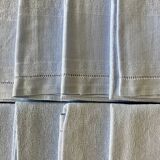 8 blue damask napkins