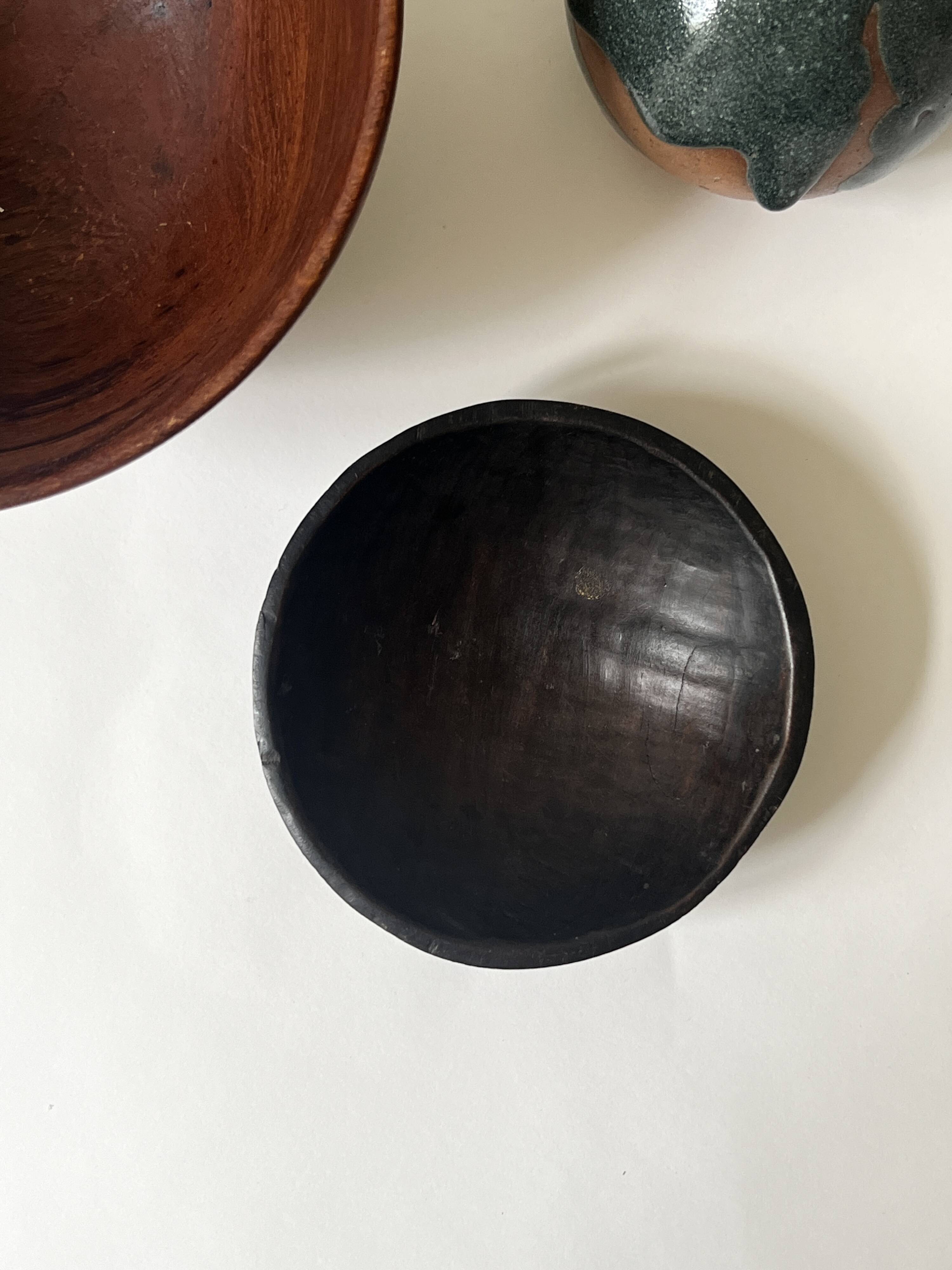 Handmade ebony bowl / catchall.