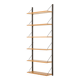 Scandinavian modular oak shelving system, 1960s