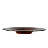 Hollywood regency brass and tortoiseshell lucite tray, Guzzini Italy 1970s