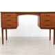 Bureau en teck, années 1960