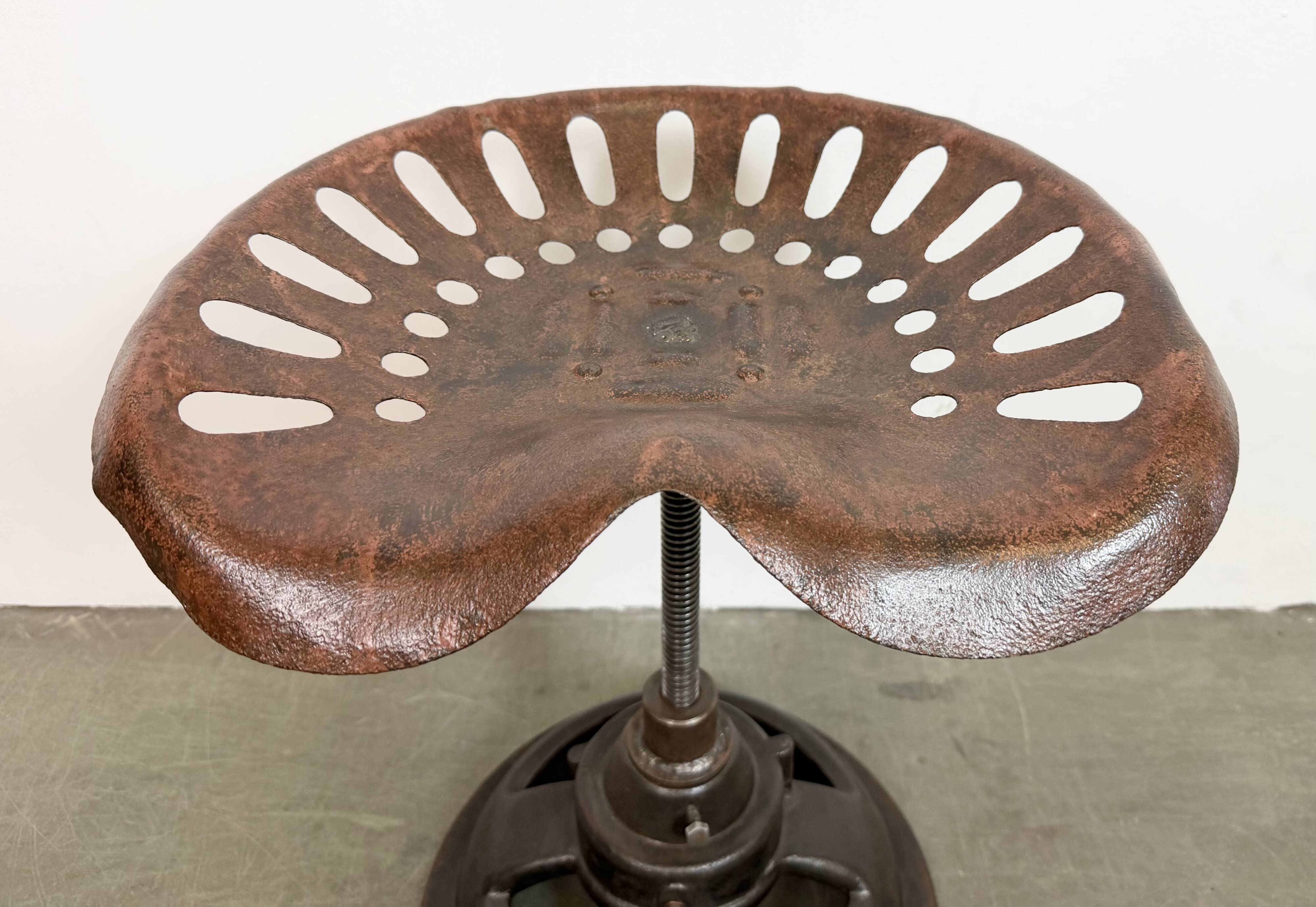 Vintage Industrial Swivel Chair, 1950s
