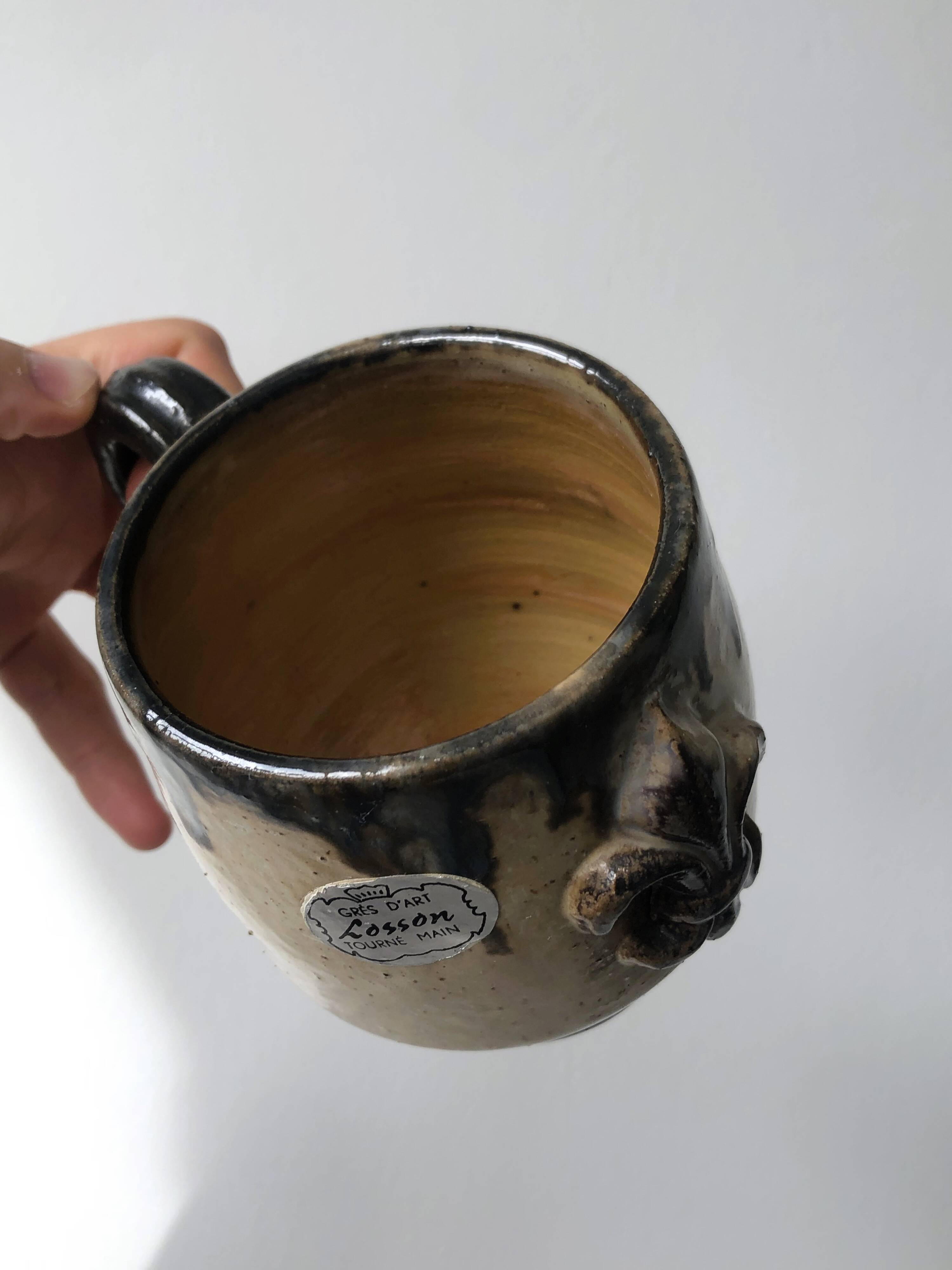 2 steins - mugs in real Losson stoneware