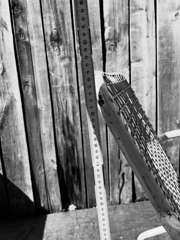Vintage chair in steel wire on sled base, 1970s