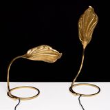 Paire de lampes de table en laiton design Carlo Giorgi & Tommaso Barbi années 1970