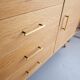 Sideboard with tapered legs