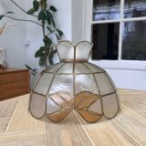 Mother-of-pearl and brass suspension