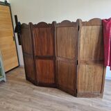 Nineteenth century wooden 4-leaf country canopy