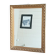 Mirror carved carved patinated gilded wood