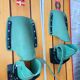 Pair of wooden water skis