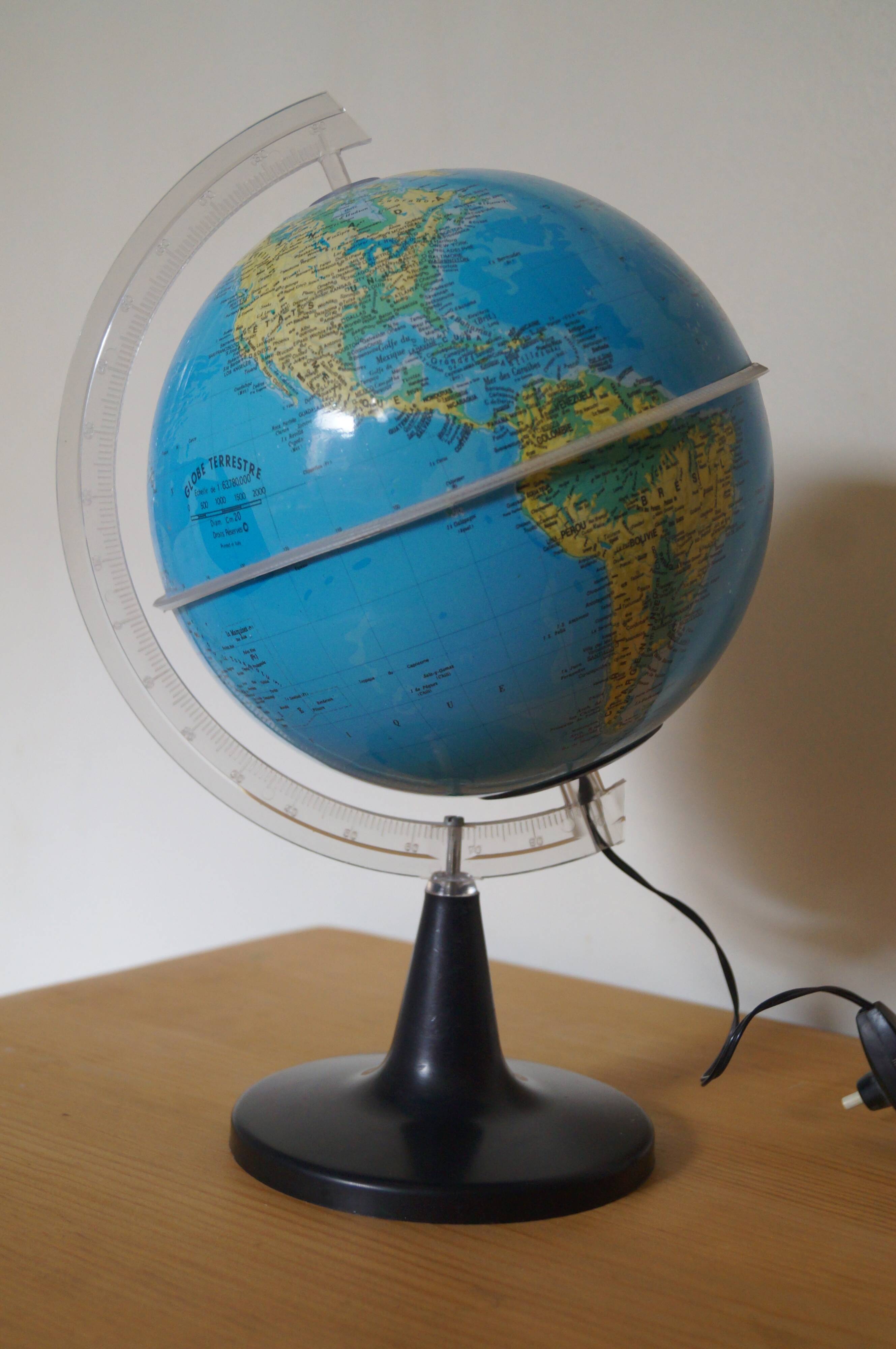 Mappemonde italienne 1960