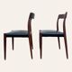 Pair of Rio rosewood chairs, Niels O. Moller