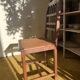 6 carved wooden chairs with cane seats