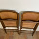 Paire de chaise pliante mid-century 