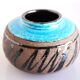 Mid-century modern studio art ceramic vase by Inger Persson for Rörstrand, Sweden, 1970s