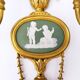Paire d’appliques bronze doré Wedgwood