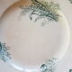 Saint Amand earthenware dish decorated with flowers