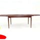 Table extensible palissandre vintage scandinave 1960