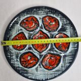 Set of six plates, oyster set, Pornic, 25 cm