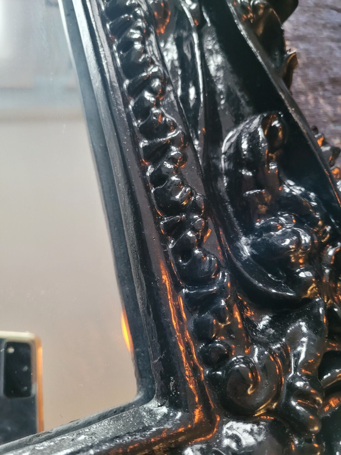 Baroque stucco mirror