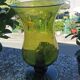 Outdoor photophore in bubbled glass by Verrerie du Marais