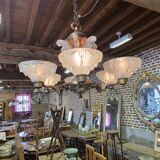 Ezan Art Deco 6-light chandelier