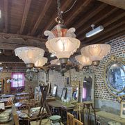 Ezan Art Deco 6-light chandelier