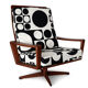 Swivel lounge chair by Arne Wahl Iversen