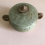 Stoneware sugar bowl