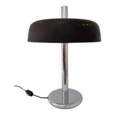 Grande lampe de table champignon extra large de style mid-century par Hillebrand, années 1970.