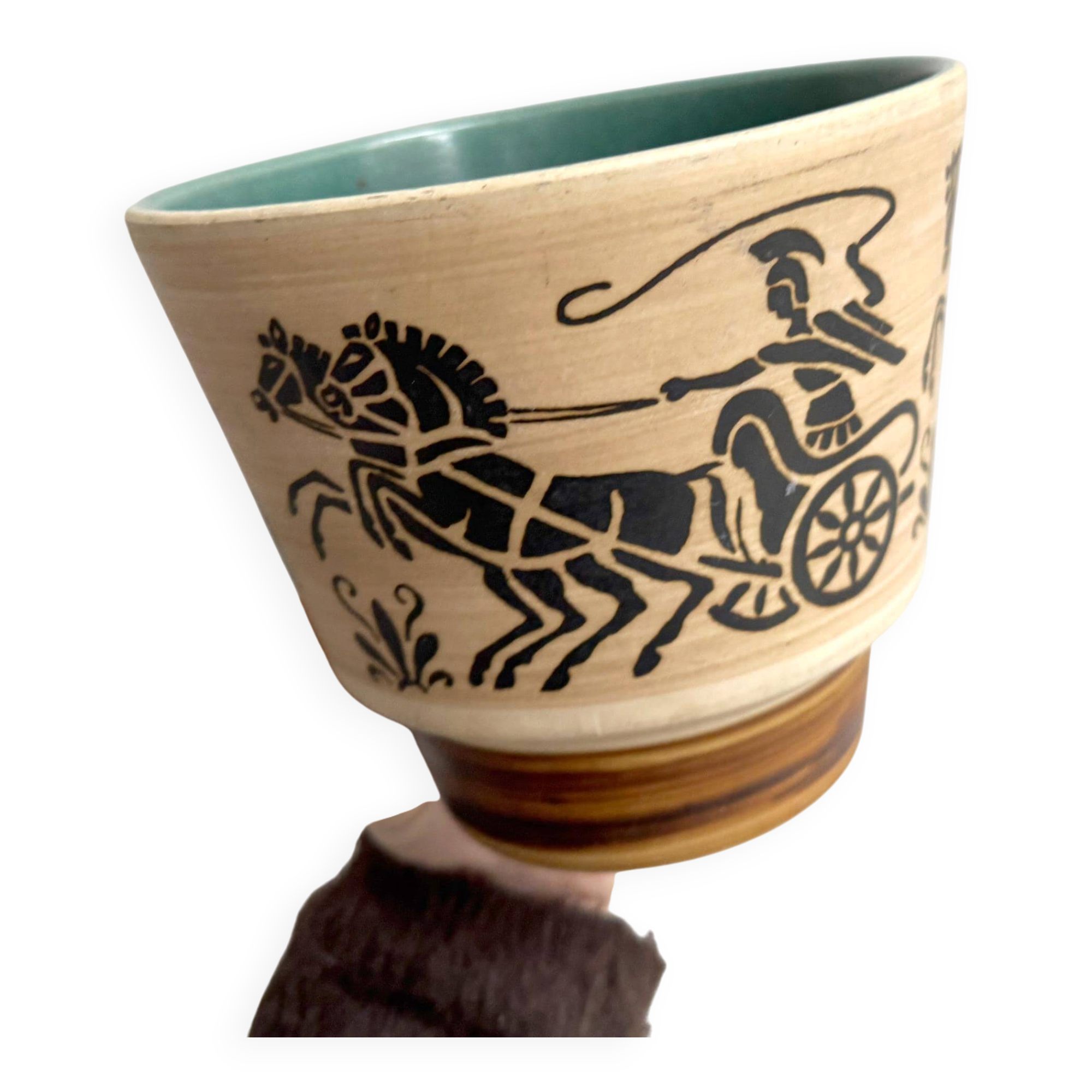 Vintage German Uebelacker ceramic planter - jagerfly