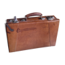 Trunk in leather and steel