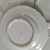 Trio of antique hand-painted plates