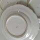 Set of three antique hand-painted plates