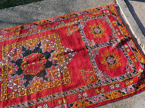 Tapis berbère marocain vintage Boujaad de Khenifra XXL 352x174 cm