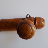 Wooden wall coat rack 4 hooks