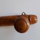 Wooden wall coat rack 4 hooks