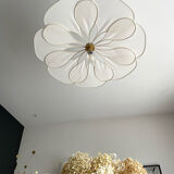 Linen and rattan suspension