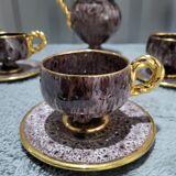 Complete coffee and tea set by Marius Gugie Vallauris Vintage