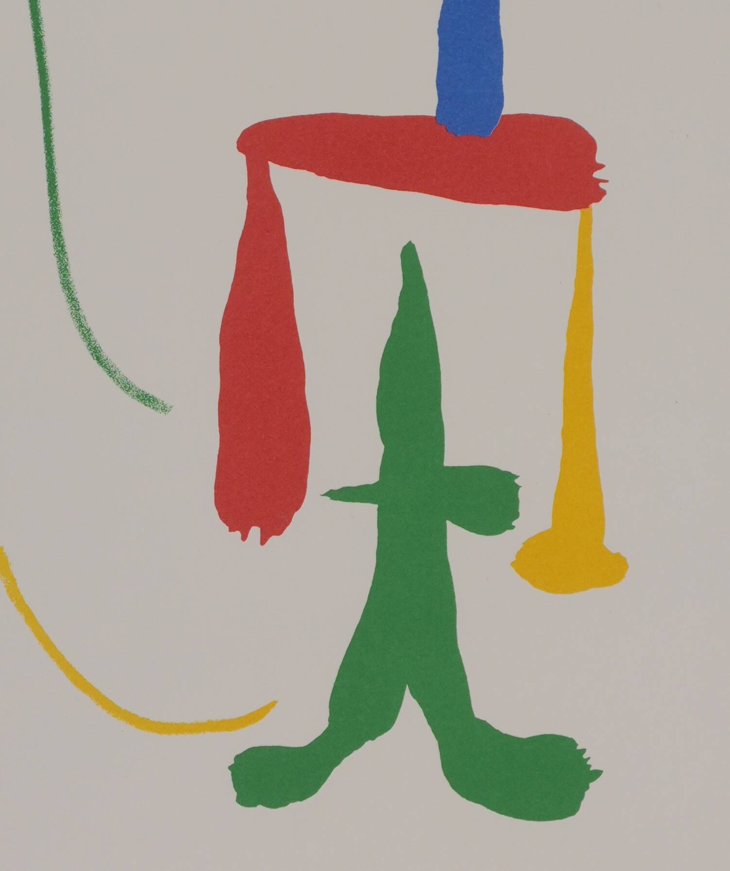 Joan Miró: Surrealist Couple, signed lithograph