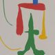 Joan Miró: Surrealist Couple, signed lithograph